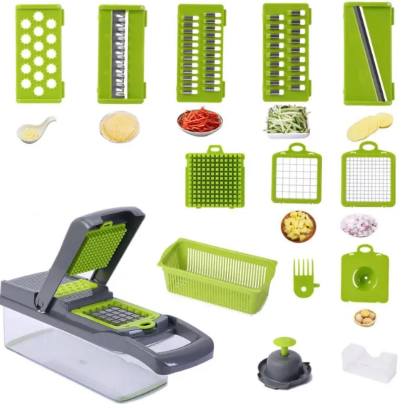 RIDMARK 15 in 1 Multifunctional Vegetable Chopper & Kitchen Gadgets