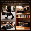 Large Fireproof Document Bags, 24x12x12" Waterproof Storage Firesafe Bag, Large