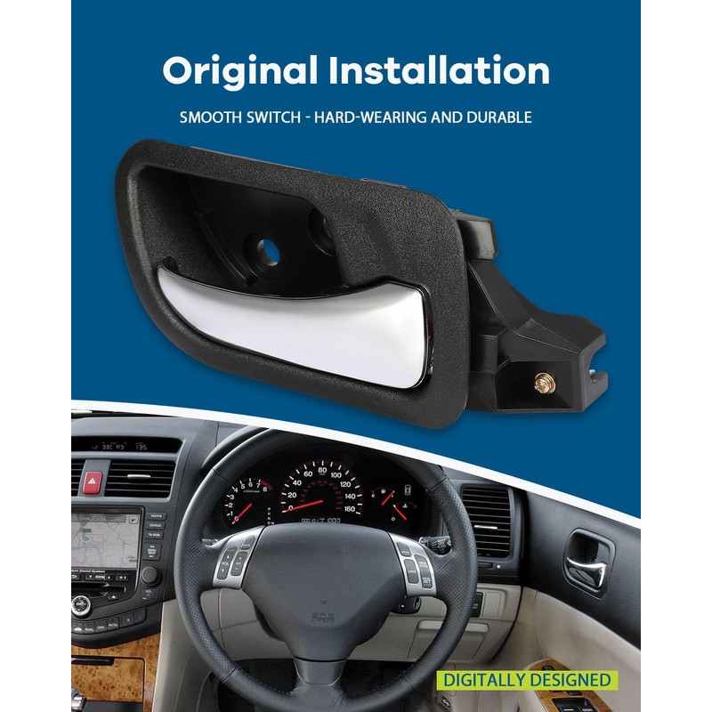 LUJUNTEC Interior Front Driver Left Passenger Right Side Door Handle