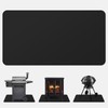 FLASLD Fire Resistent Fireplace Hearth Rug 24×42inch, Gas Grill Splatter