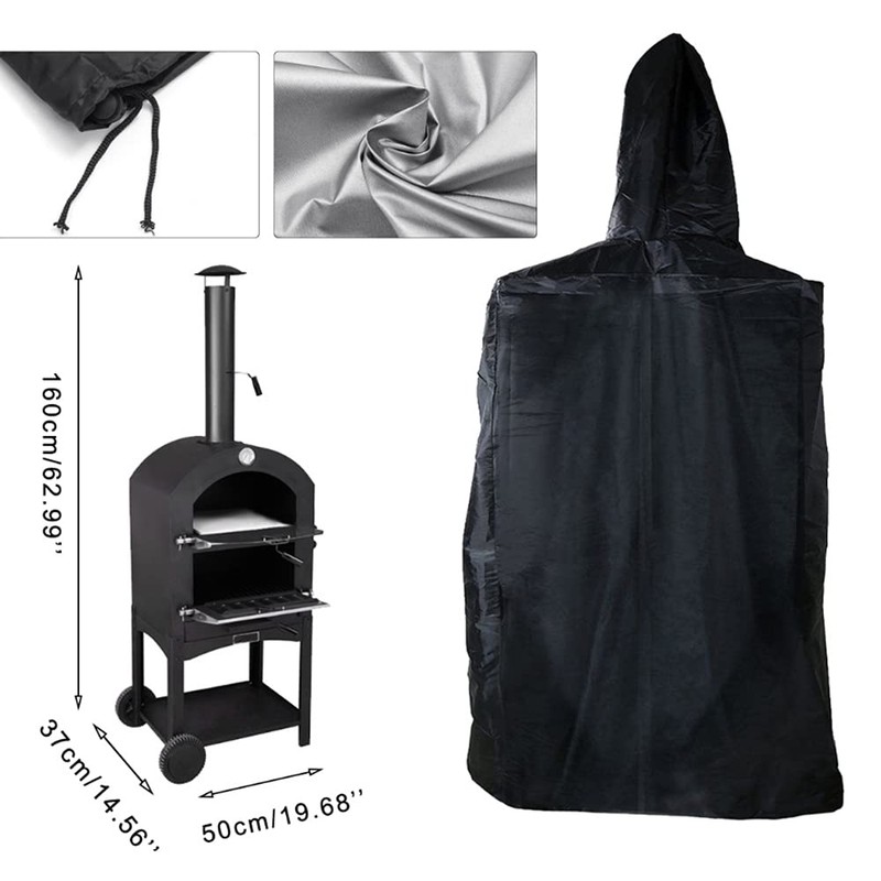 tooloflife Heavy Duty Waterproof Outdoor Pizza Oven Cover Protector BBQ