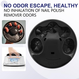 Electric Nail Soaking Bowl, Nail Soak off Bowl Manicure Nail Soaker with Gold Cuticle Pusher for Acrylic Nail Polish Remover