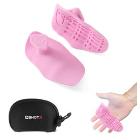 Anti-Slip Workout Grips for Men & Women - Rubber Gym Palm Protectors for Weight Lifting, Pull-Ups, Dumbbell, Fitness Training and Exercise, No Sweaty Hands, Ergonomic Hand Protection Gloves (ZS-Pink)