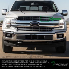 TLAPS 7422437777721 Compatible With 2015-2020 Ford F150 / 2017-2020 Raptor / 2019-2022 Ranger Adaptive Cruise Control (ACC) Relocation Bracket Kit