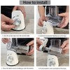 Handheld Rotary Cheese Grater Shredder- 3 Interchangeable Stainless Steel Drum