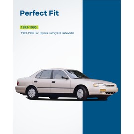 LUJUNTEC Exterior Interior Door Handles Driver Passenger Side Replacement for 1993-1996 For Toyota Camry(8pcs)