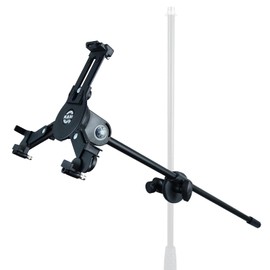 keepdrum K M 19790 Tablet Tripod Mount + MSA067 Boom Arm for Screwing on Tripods / Tubes