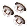 uxcell Sink Overflow Covers Kitchen Basin Trim Round Hole Caps