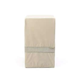 Covermates Square Smoker Cover – Heavy-Duty Polyester, Weather Resistant, BBQ Grill and Smoker - Khaki