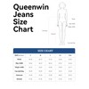 Queenwin Women’s Wide Leg Jeans High Waisted Stretchy Cuffed Baggy