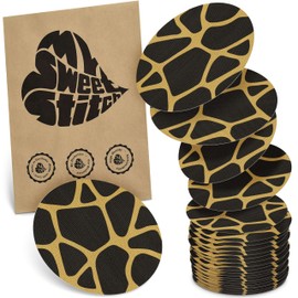 MySweetStitch - 25 x The Big Plasters Round Overpatch Waterproof Breathable Skin Friendly Savannah