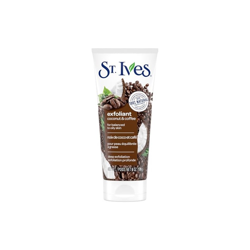 St. Ives Rise & Energize Coconut & Coffee Scrub, 6