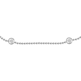 Shop LC Bead Ball Ankle Bracelet For Women 925 Sterling Silver Station Anklet Adjustable Chain 10" Christmas Gifts for Women