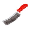 Wire Brush, High Performance Wire Hand Brush with Polyurethane Handle,