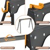 WORKESS Saw Horses 2 Pack, Heavy Duty Folding Portable Saw