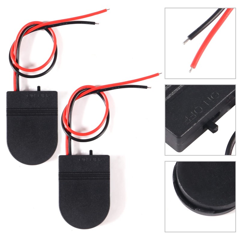DORHEA 20PCS CR2032 Battery Holder Coin Button Cell Battery Holder