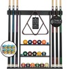 BILLIARDS XPRESS Pool Cue Rack - Pool Stick Holder Wall