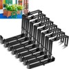 Leinuosen 8 Pcs Adjustable Window Boxes Brackets Planter Box Bracket
