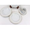 Noritake Vintage Noritake White Scapes 5 Piece Place Settings #4061