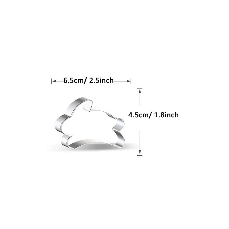 WDYJMALL Running Rabbit Bunny Hare Shape Cookie Cutter
