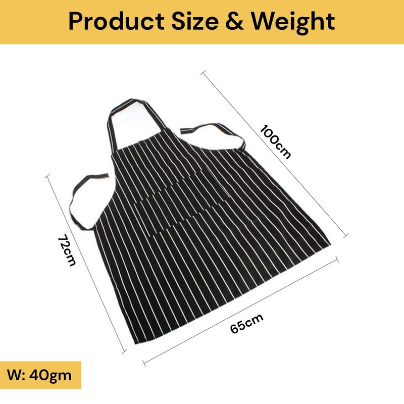 EZONEDEAL Bib Apron, Unisex Aprons Adjustable Waterdrop Resistant With 2