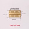XUYIYUE Piano Music Table Hinge Brass Hinge Straight Edge Upright