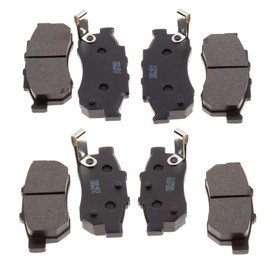 Factory Spec Front & Rear Semi-Metallic Brake Pads, for Honda Big Red 700 UTV fits 2009-2013 MUV700 Models