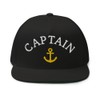 Hogue WS LLC Captain Hat (Embroidered Flat Bill Snapback Cap)