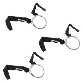Auvotuis 3 Pcs Stainless Steel Survival Wire Saw 21.65 Inch, Garrote Wire Cable Saw String Saw, Emergency Pocket Saw Rope Saw Hand Tool for Wood Cutting Hiking Hunting