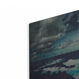 Luxe Metal Art 'Wild Atlantic' by Dirk Wustenhagen Metal Wall Art, 16" x 12"