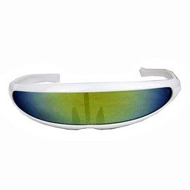 Lovelegis Sunglasses - ski sports - cycling - motorcycling - unisex - man - woman - sport - glasses - white frame - multicolor lens - christmas and birthday gift idea