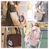 4 PCS Clear Keychain Pouch Mini Clear Makeup Bag Keychain