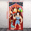 Carnival Circus Party Decoration Carnival Photo Door Banner Backdrop Props,