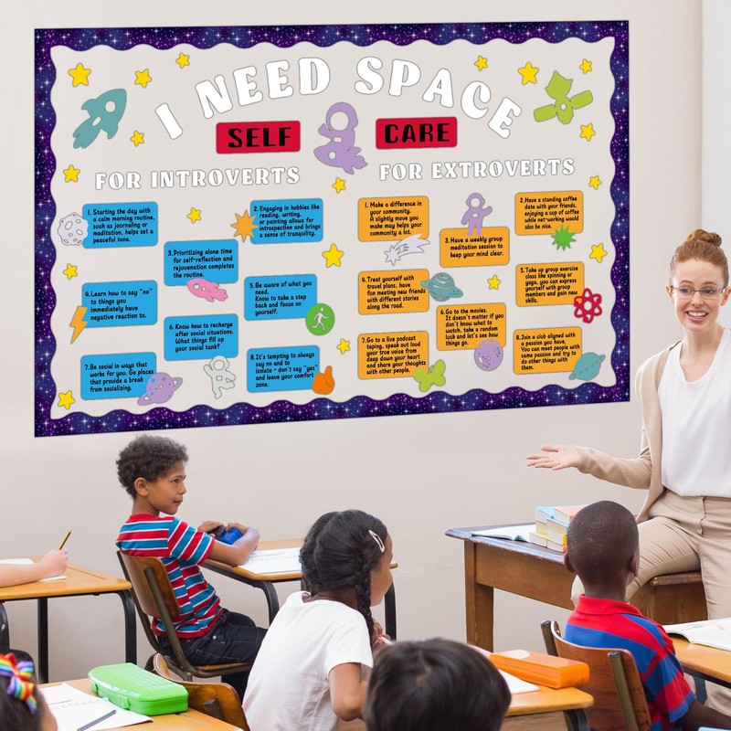 Outer Space Bulletin Board Set Astronaut Classroom Decorations I Need