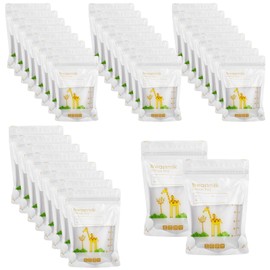 Kaisibum Pack of 120 Breast Milk Bags, 150 ml Breast Milk Storage Bag with Double Zip for Breast Milk