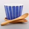 Hasami Ware 112201C200 Youyoo Cup Cup, Striped, Blue