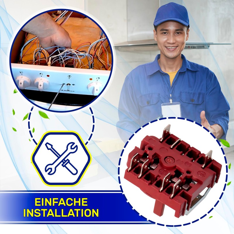 Oven Rotary Switch with Original Code 3140101 640463 for Gottak