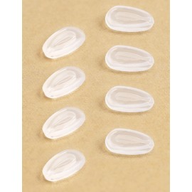 Kygear 4 Pairs Clear Silicone Replacement Nose Piece Compatible with Oakley Crosshair 2015/Crosshair New 2012/Crosshair TI Sunglasses, Anti-Slip Silicone Rubber Nose Cushions Nose Guard Nose Pads