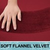 Smiry Memory Foam Bath Mat 24x16, Red