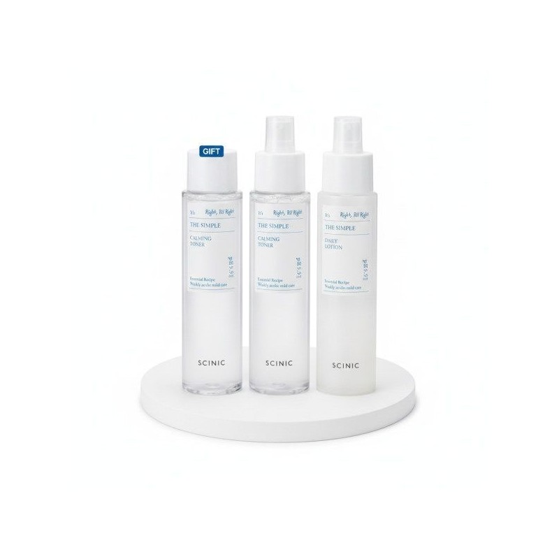Cynic The Simple Skincare 2 types special (toner 145mlx2+lotion 145ml)