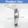 4 Pack 90 Degree Hook Lock Bolt, Toggle Latch with