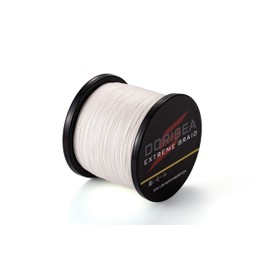 Dorisea Extreme Braid 100% Pe White Braided Fishing Line 109Yards-2187Yards 6-550Lb Test Fishing Wire Fishing String Incredible Superline Zero Stretch