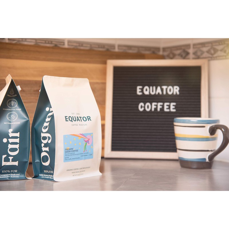 Equator Coffee Roasters Freakin’ Good Coffee – Fair Trade &