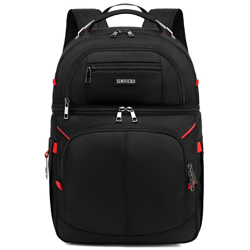 Insulated Cooler Backpack,Double Deck Leak Proof Cooler Bag,Insulated Backpack Cooler