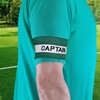 VerteLife Captains Armband，Unisex Captain Armbands Adjustable Velcro Football Captain's Armband