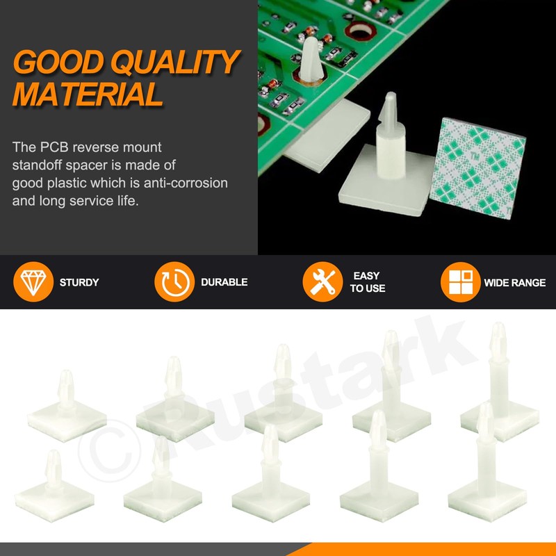 Rustark 125Pcs 5 Sizes 0.19" 0.31" 0.43" 0.56" 0.62" Supporting