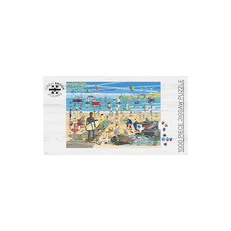 Emma Joustra Jigsaw Puzzle 'Beach Combers' 1000 Piece | Great