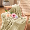 inhand Camel Throw Blanket for Couch, Super Soft Flannel Blanket