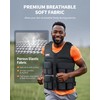 ZTTENLLY Adjustable Weighted Vest with Shoulder Pads - Adjustable Size