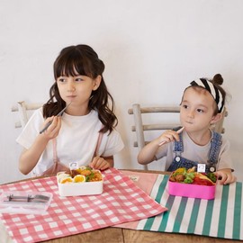 lunch set (lavender dot)